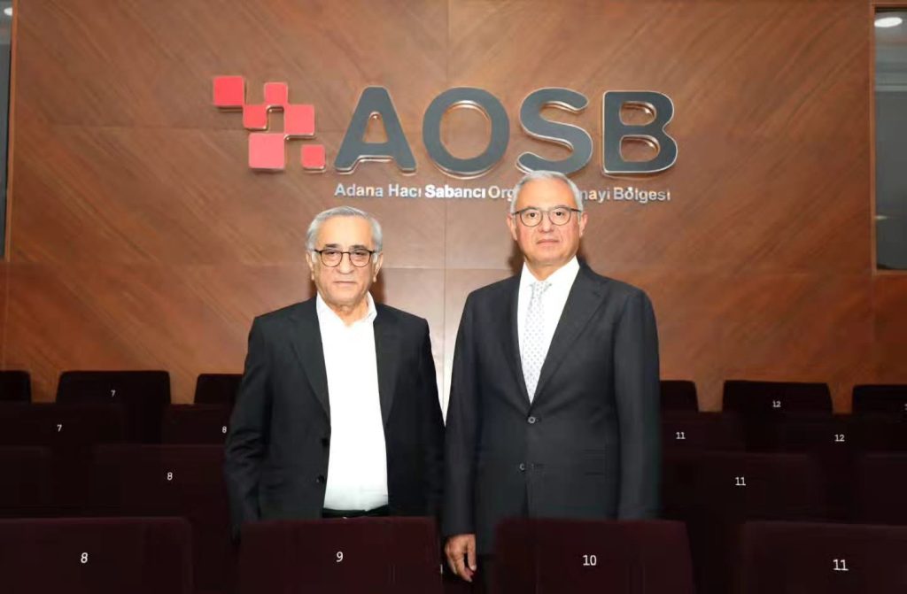 Başkanımız Suat Öztürk, Adana Hacı Sabancı OSB Başkanı Bekir Sütçüyü Ziyaret Etti