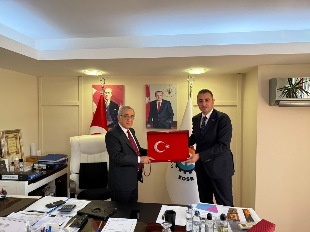 Türkiye Sigorta Yön. Kur. Başkan V. Taha Çakmak Başkanımız Suat Öztürk’ü Ziyaret Etti