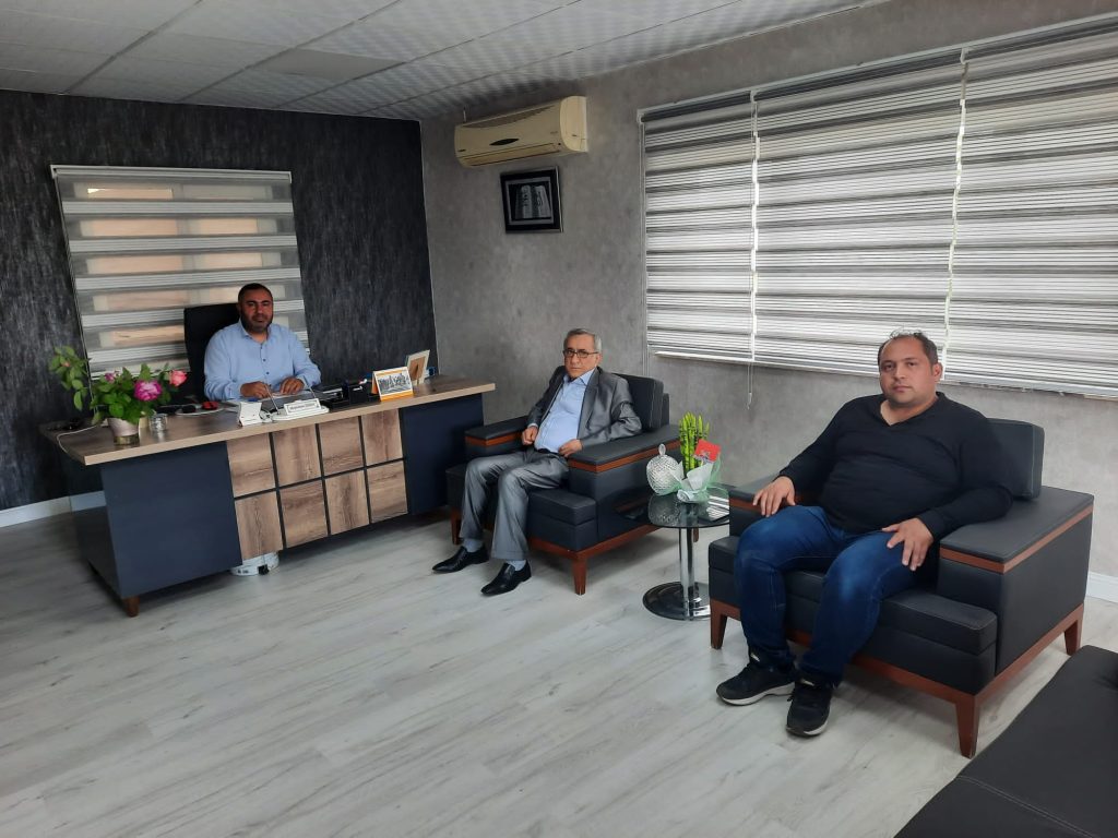Yönetim Kurulu Başkanımız ve Bölge Müdürümüz Eksen İnşaat ve Dekorasyon Firmasını Ziyaret Etti