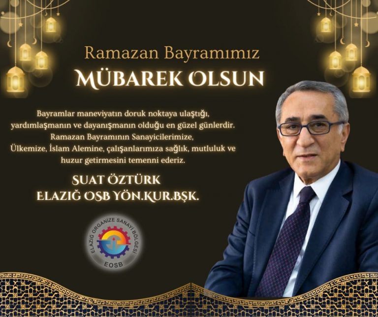 Suat ÖZTÜRK’ten bayram mesajı