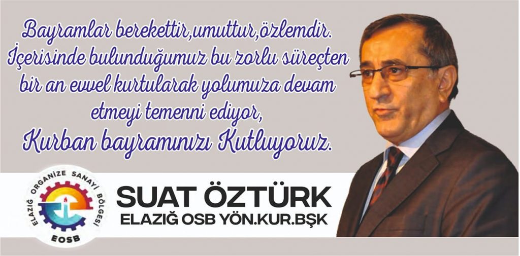OSB Yönetim Kurulu Başkanı Suat Öztürk’ten Bayram Mesajı
