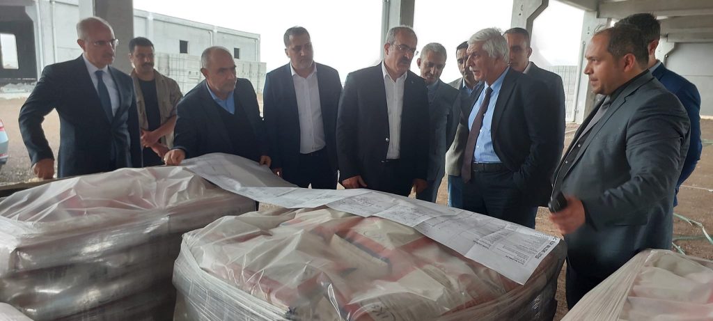 Valimiz Ömer Toraman ve Beraberindeki Heyet Tekstilkent Projemizi İncelediler