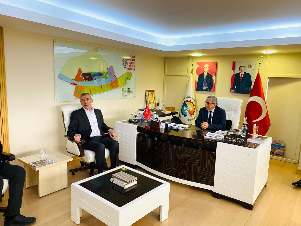 Faruk Septioğlu, Yönetim Kurulu Başkanımız Suat Öztürk’ü Ziyaret Etti