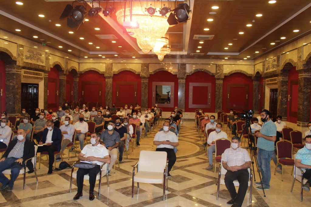 OSB Konferans Salonunda “COVİD-19 Güvenli Üretim Belgesi” Konulu Toplantı Yapıldı
