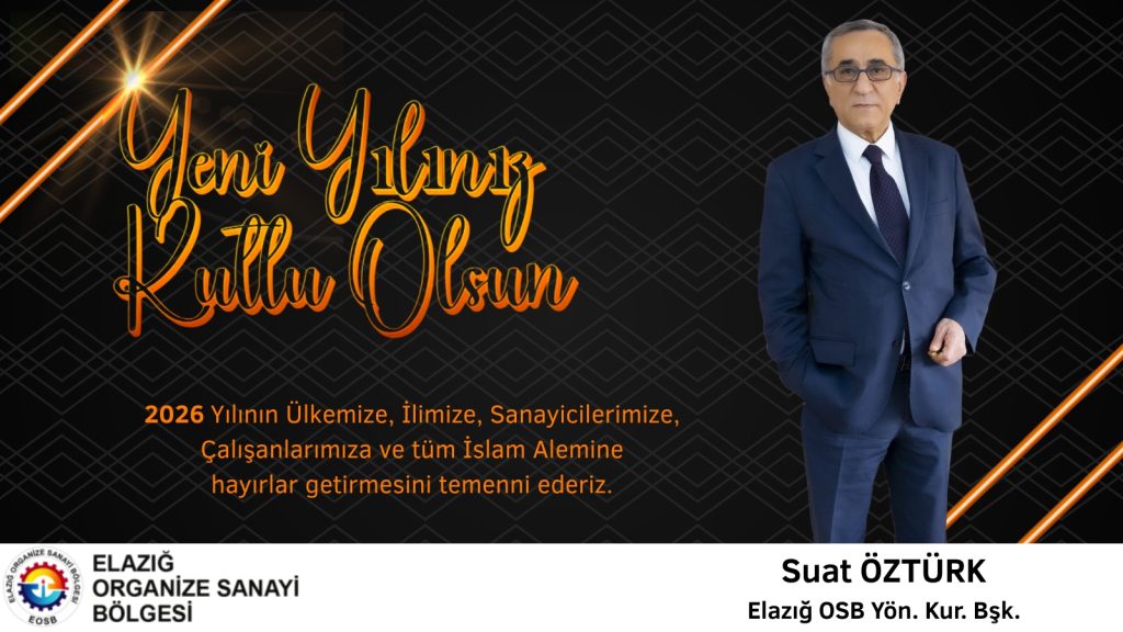 Başkanımız Suat Öztürk’ün Yeni Yıl Mesajı