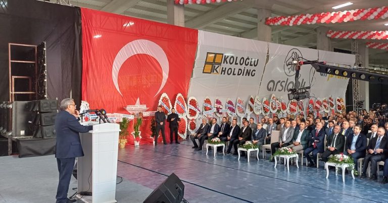 Arslanlı Alçı Arplak Fabrikasının Açılışına Katıldık