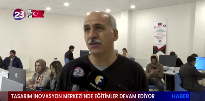 Tasarım ve İnovasyon Merkezinde Eğitimler Devam Ediyor