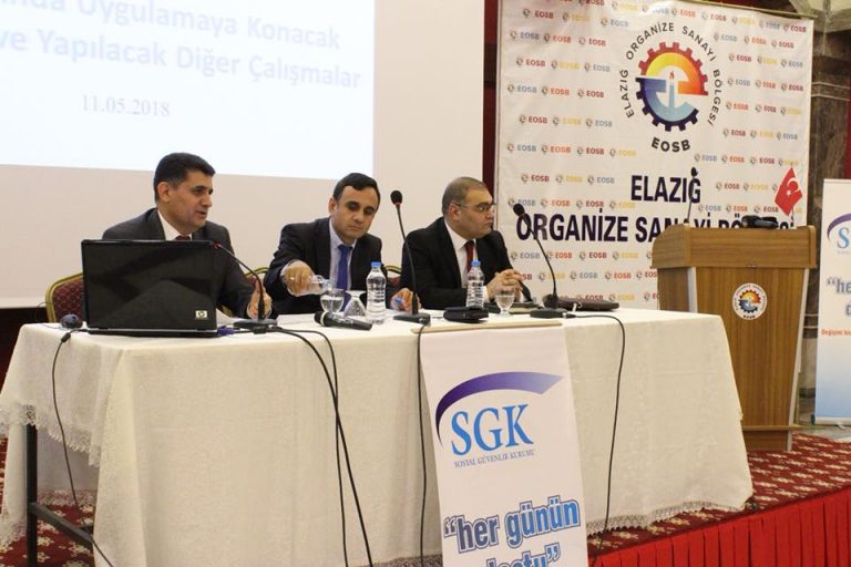 OSB Konferans Salonunda SGK Teşvikleri Toplantısı Yapıldı