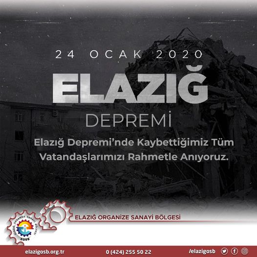 24 Ocak 2020 Depremini Unutmadık…